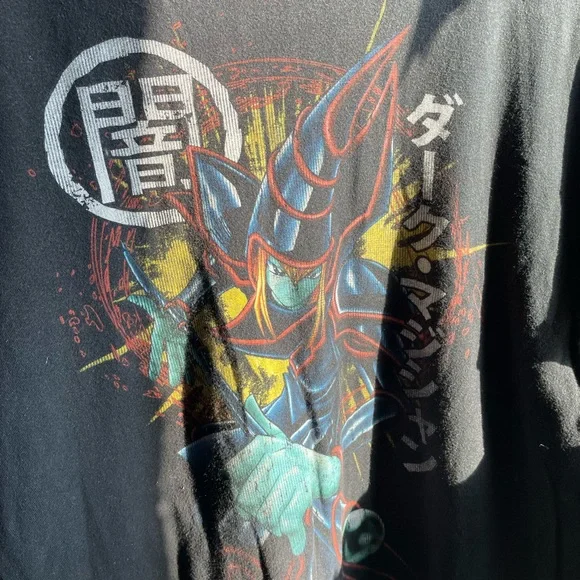 Vintage 90s Yugioh Dark Magician anime graphic tee - Picture 9 of 16